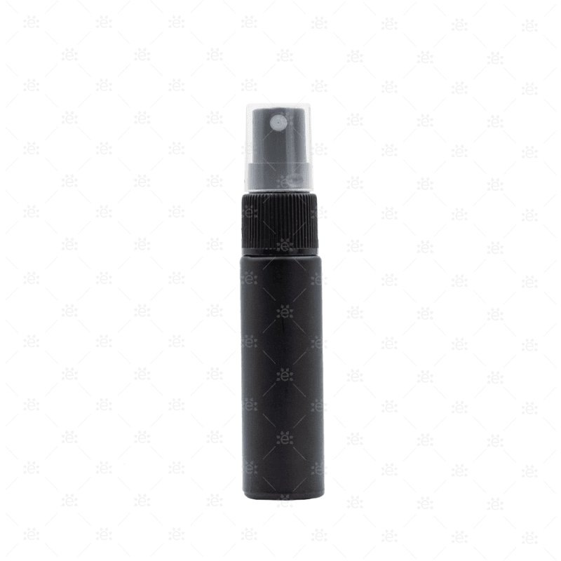 10Ml Black Matte Deluxe Glass Spray Bottle (5 Pack)