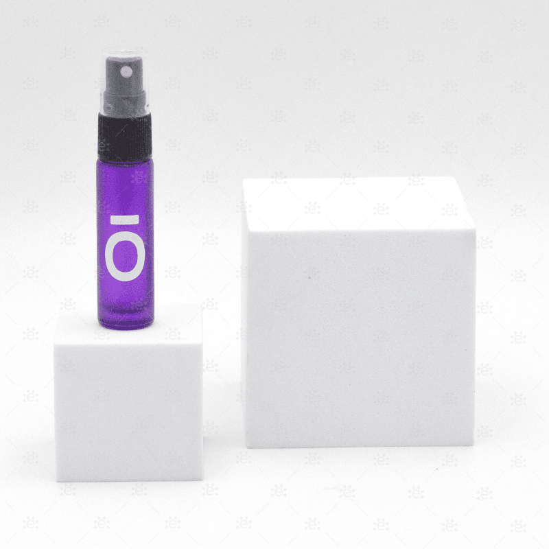10Ml Dterra Deluxe Frosted Purple Spray Bottle (1Pc) Glass