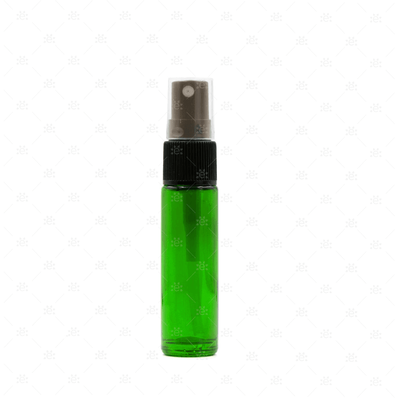 10Ml Green Glass Spray Bottle (5 Pack)