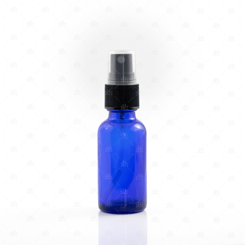 30Ml Blue Glass Bottle With Spray Head (3 Pack)