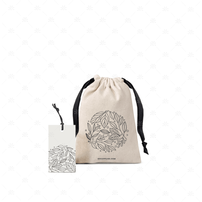 Cotton Gift Bag (5 Pack) 25 X 20Cm